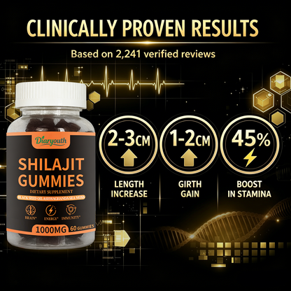 Himalayan Shilajit Male Vitality Gummies, 60 Count