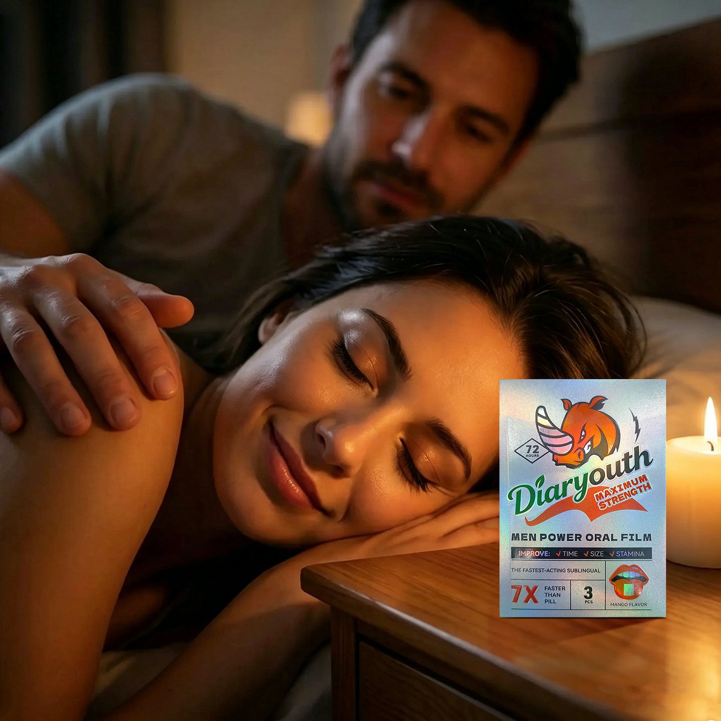 After Midnight Performance Oral Strip – Natural Men's Boost