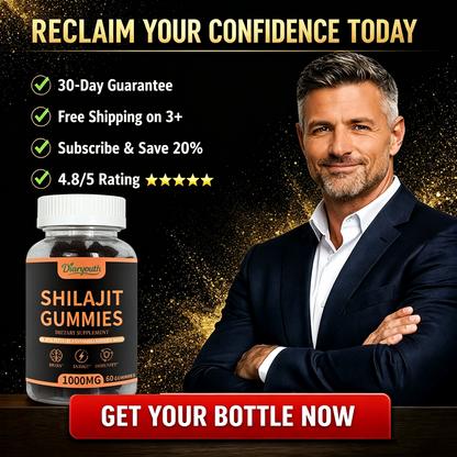 Himalayan Shilajit Male Vitality Gummies, 60 Count
